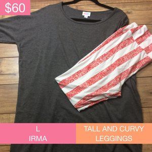 Lularoe L Irma & TC Leggings Outfit